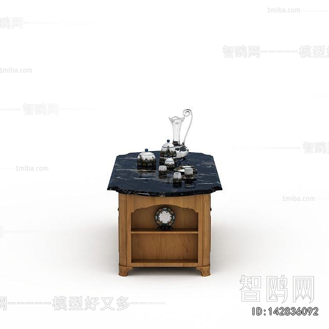 Simple European Style Side Cabinet