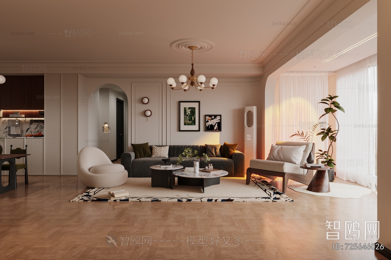 French Style A Living Room