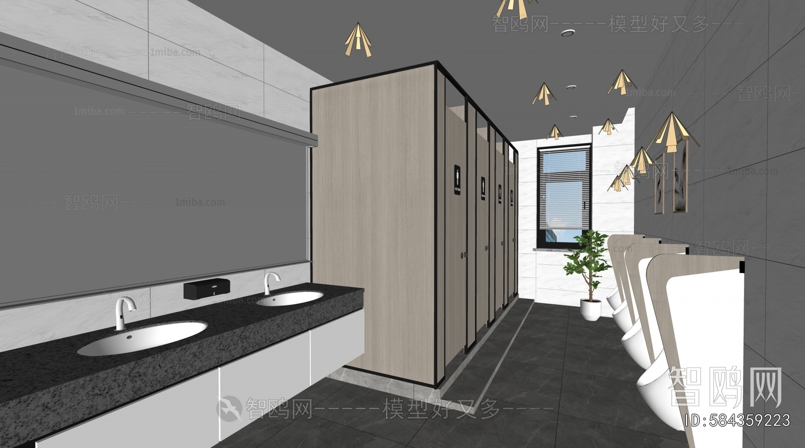 Modern Public Toilet