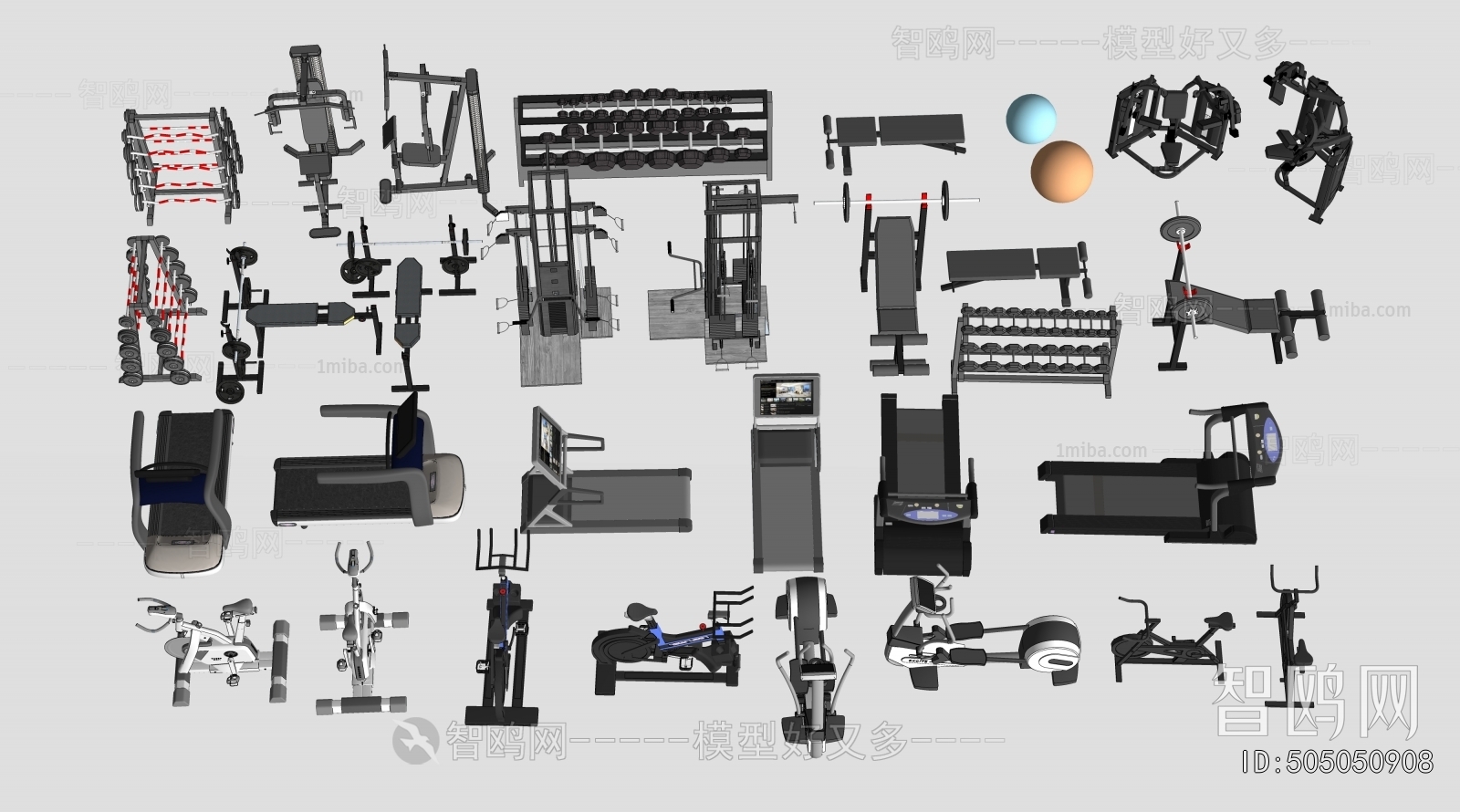 Modern Fitness Equipment