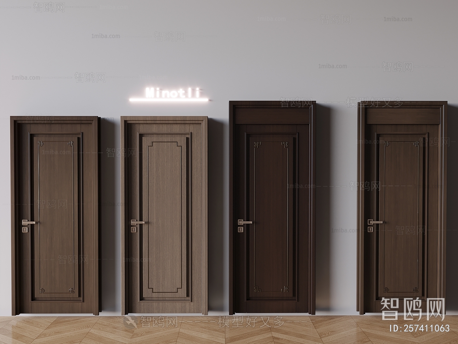 New Chinese Style Single Door