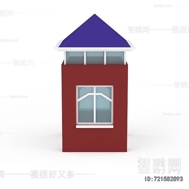 Simple European Style Security Booth