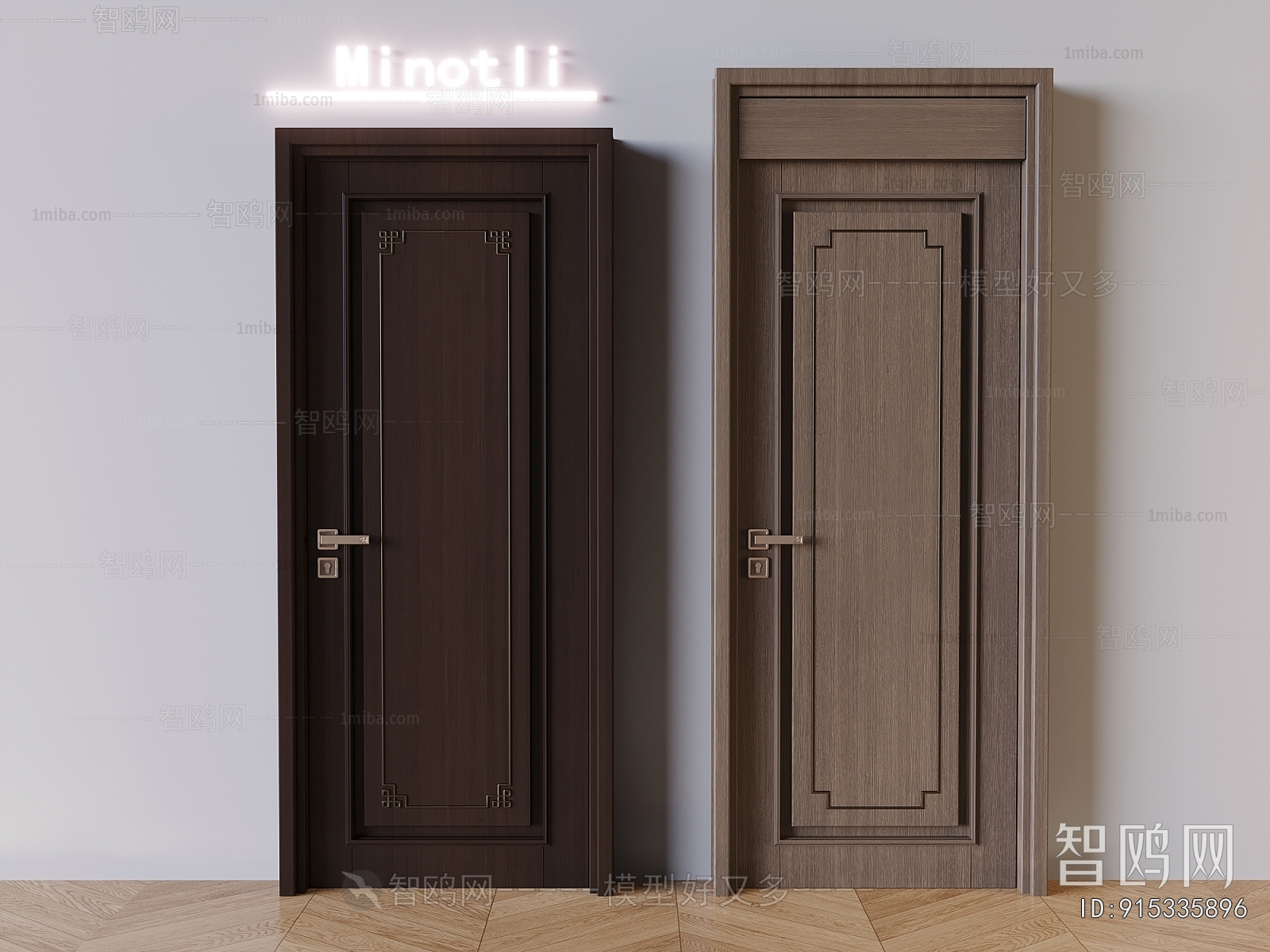 New Chinese Style Single Door