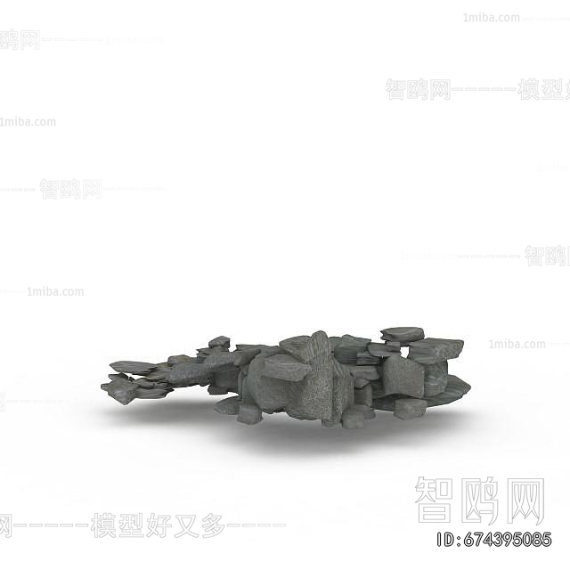 Modern Rockery Waterscape