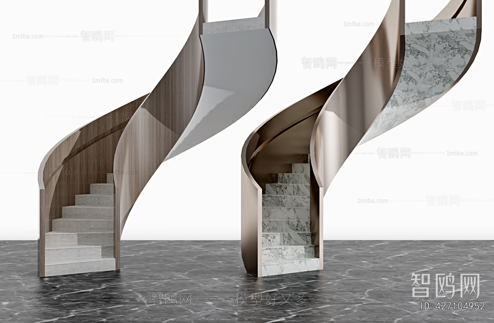 Modern Rotating Staircase