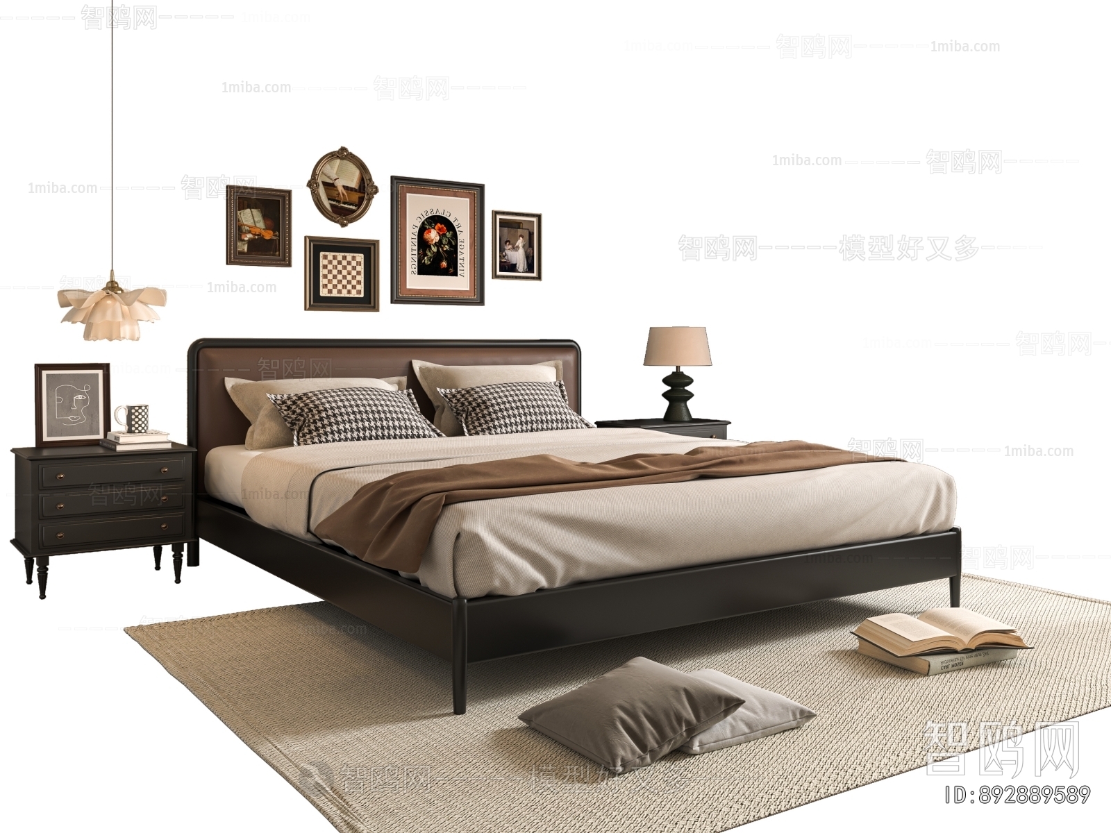 French Style Double Bed