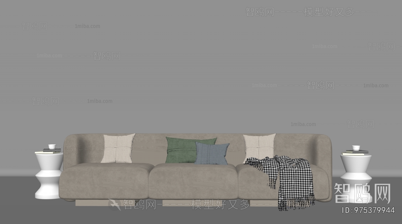 Modern Three-seat Sofa