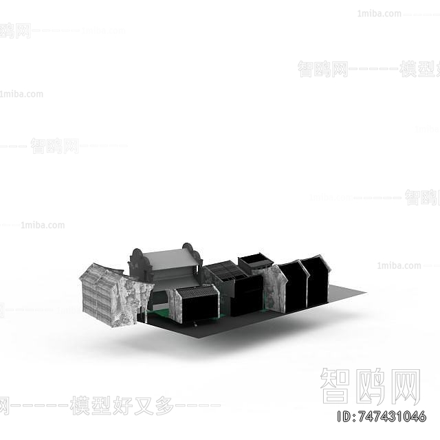 New Chinese Style Building Appearance