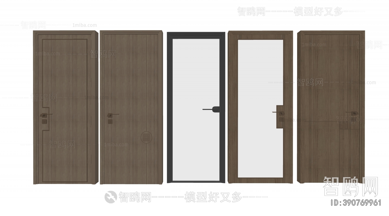 New Chinese Style Single Door