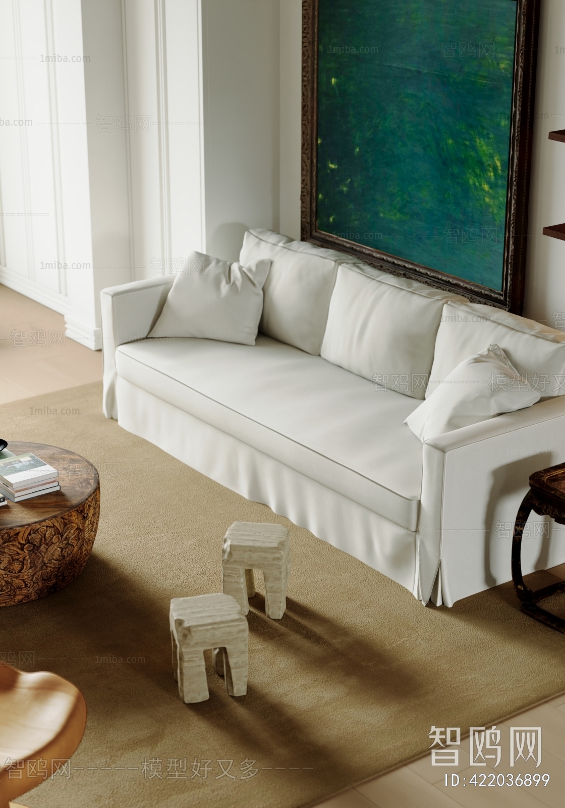 Modern Multi Person Sofa