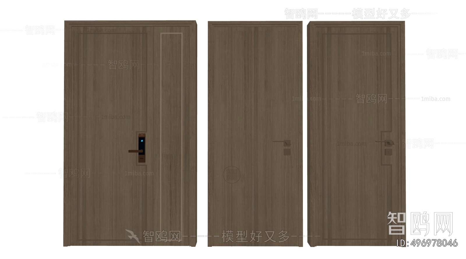 New Chinese Style Single Door