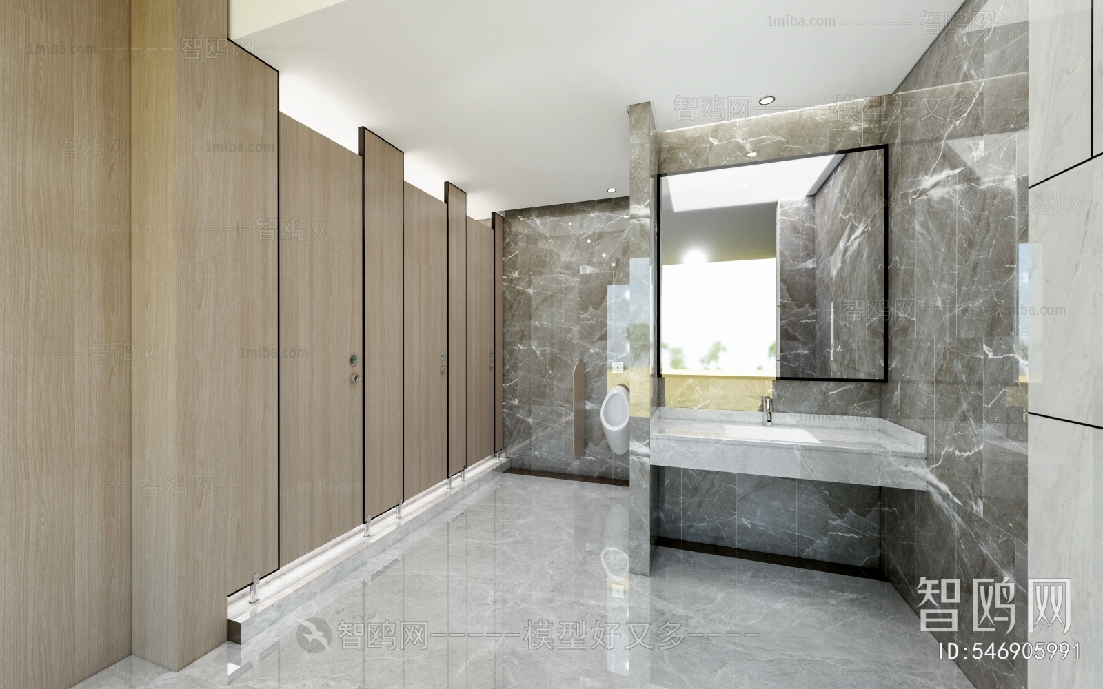 Modern Public Toilet