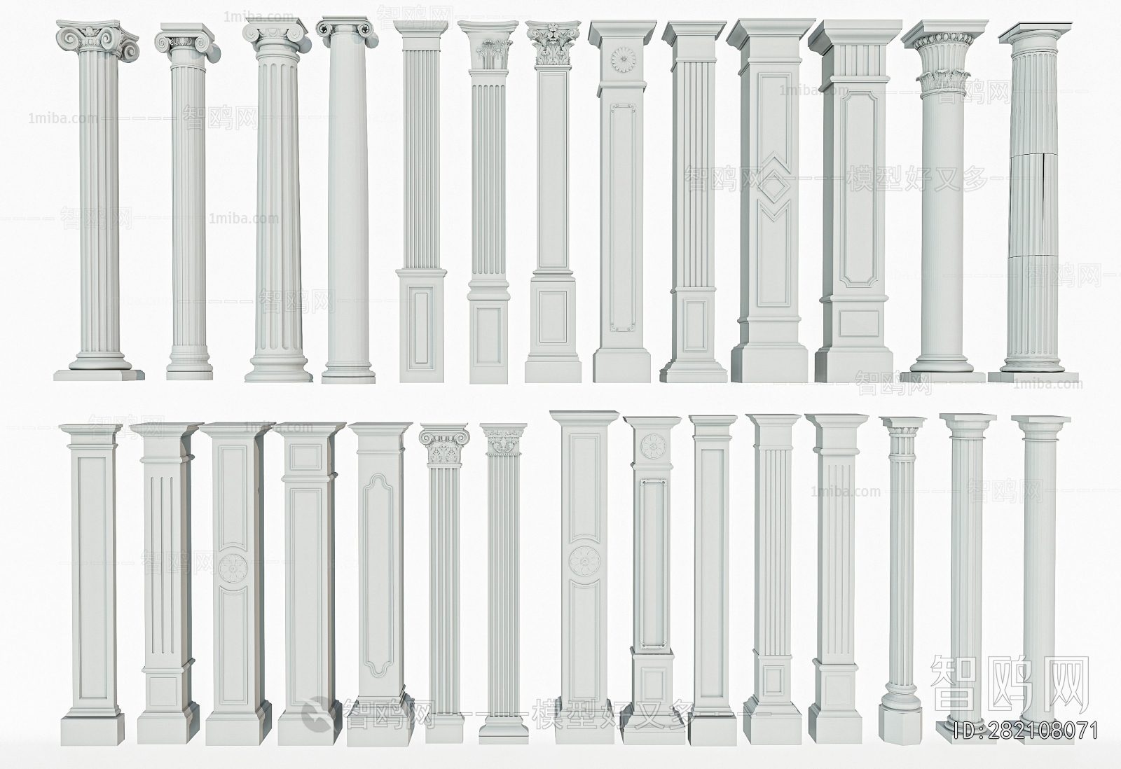 European Style Roman Pillar
