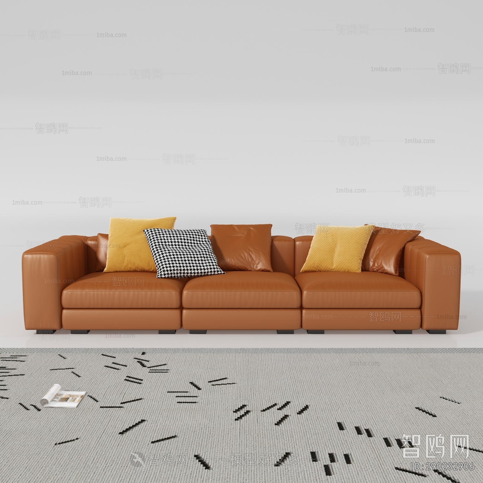 Modern Three-seat Sofa