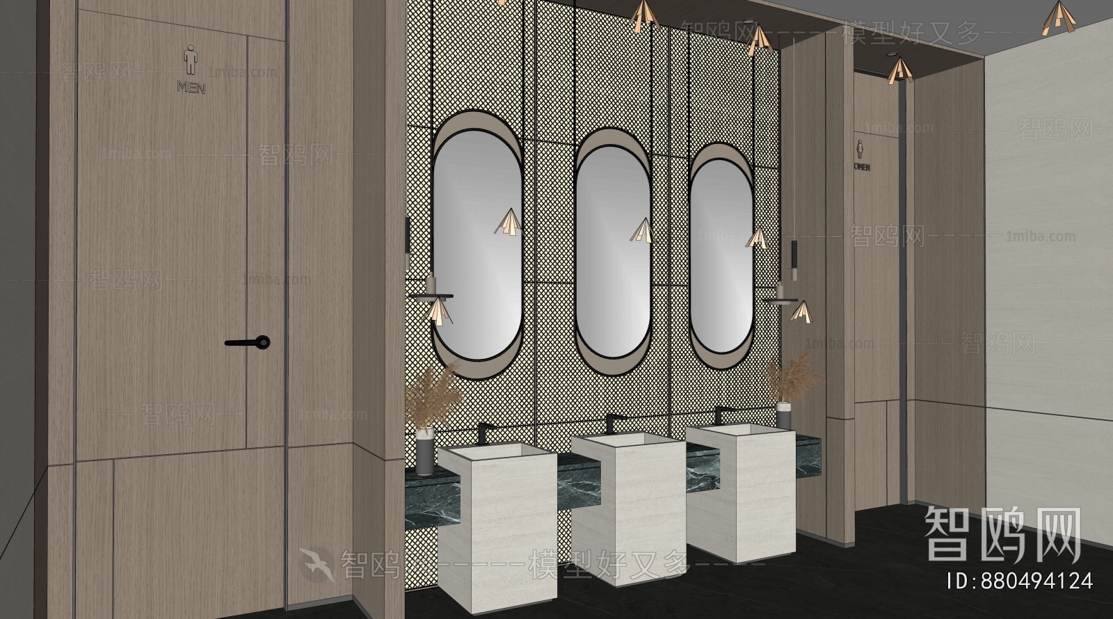 Modern Public Toilet