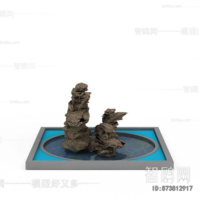 Modern Rockery Waterscape