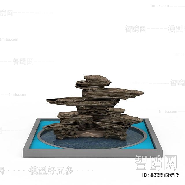 Modern Rockery Waterscape