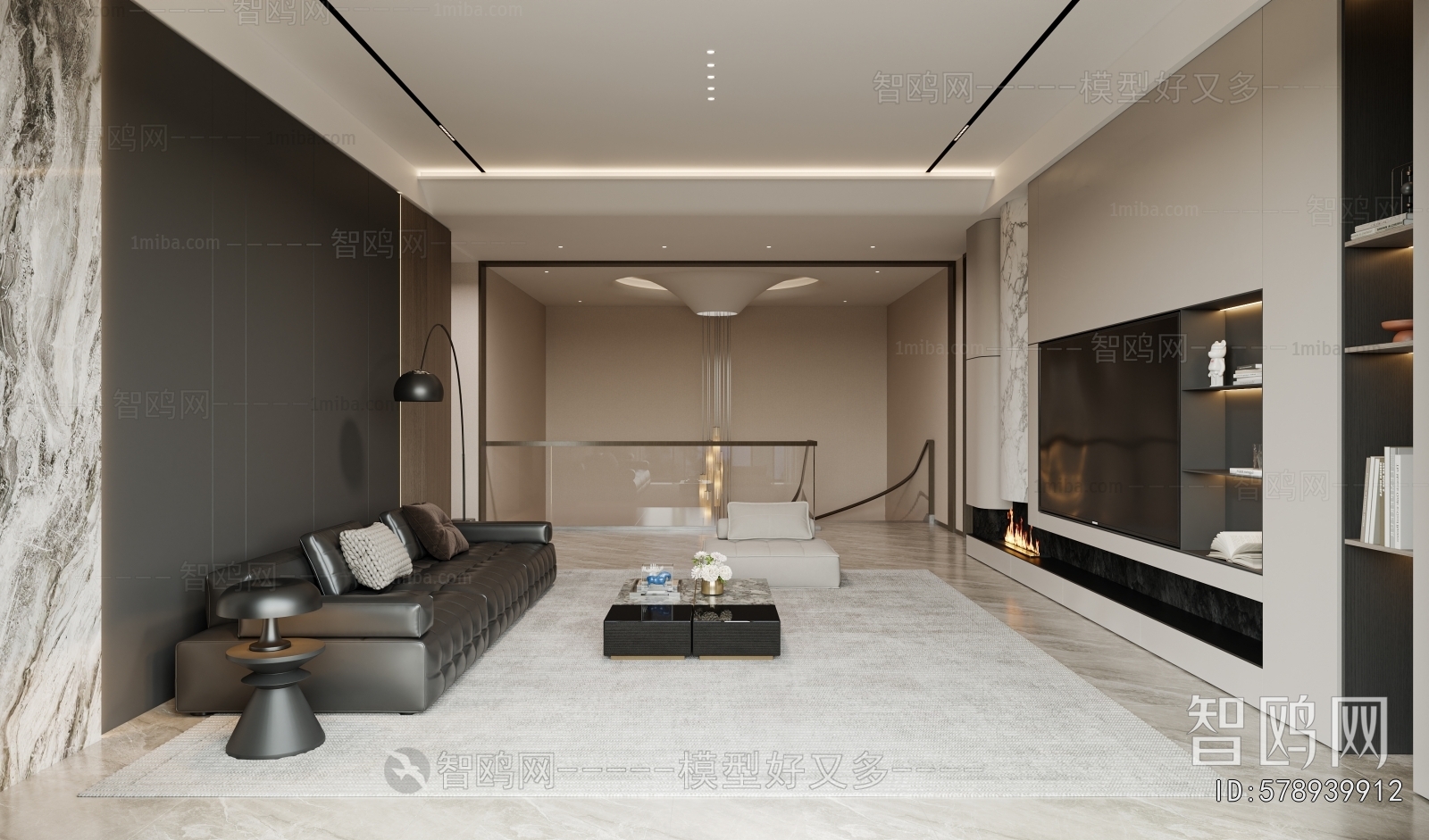 New Chinese Style A Living Room