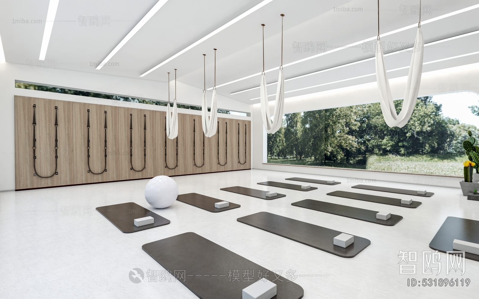 Modern Yoga Room