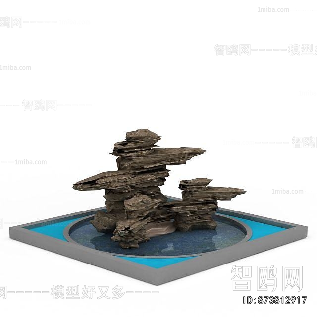 Modern Rockery Waterscape