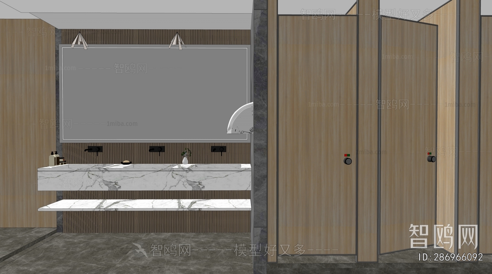 Modern Public Toilet