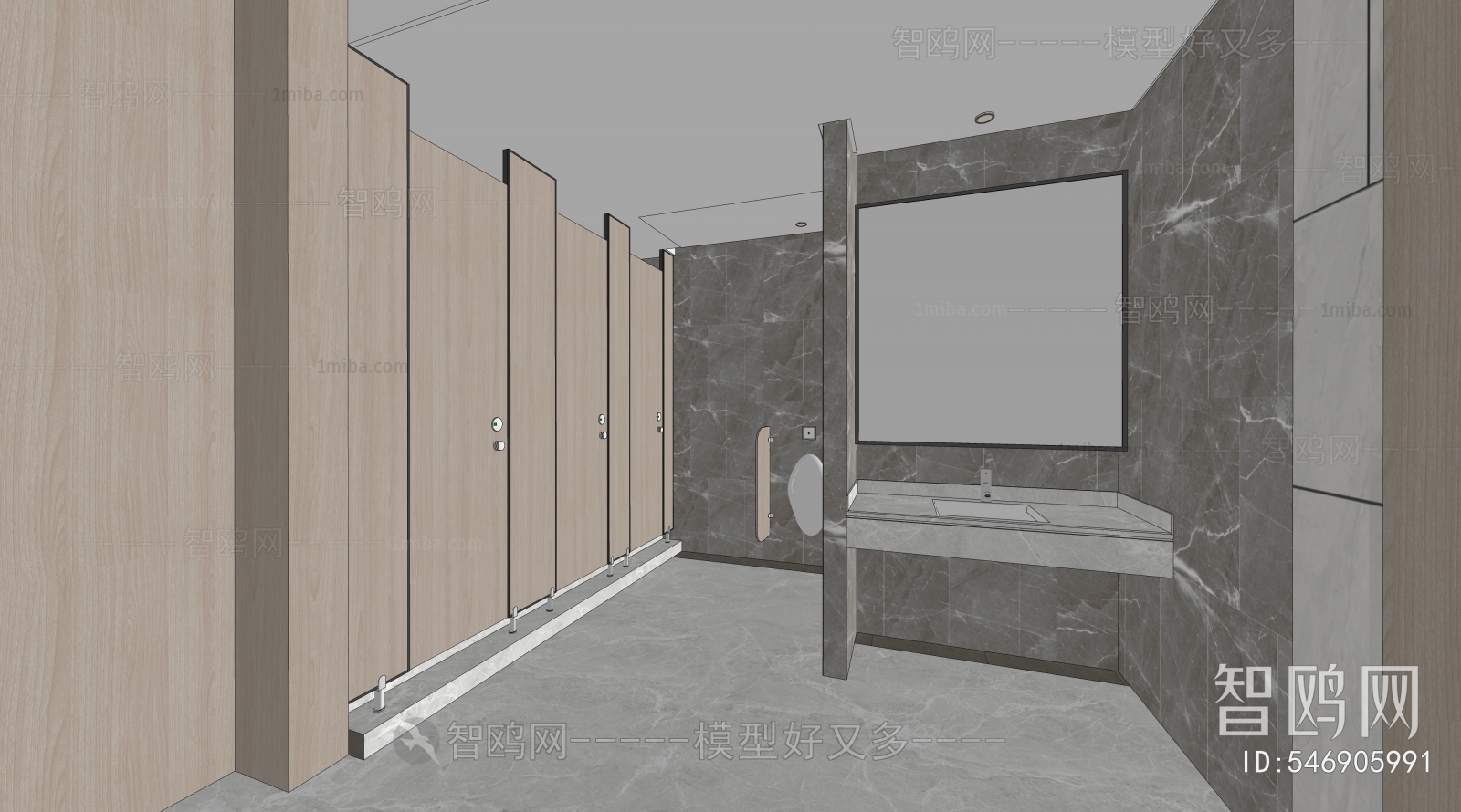 Modern Public Toilet