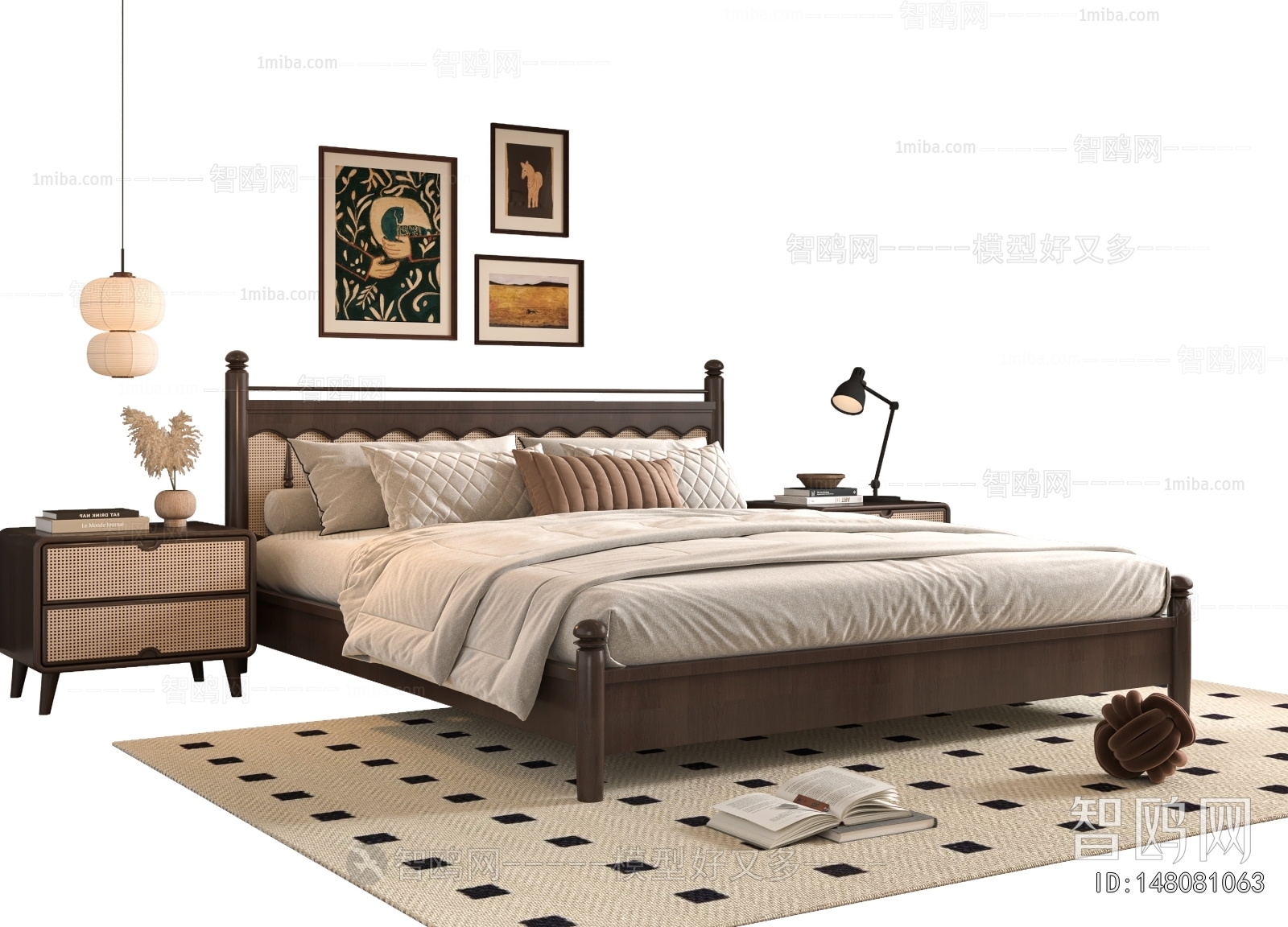 French Style Double Bed