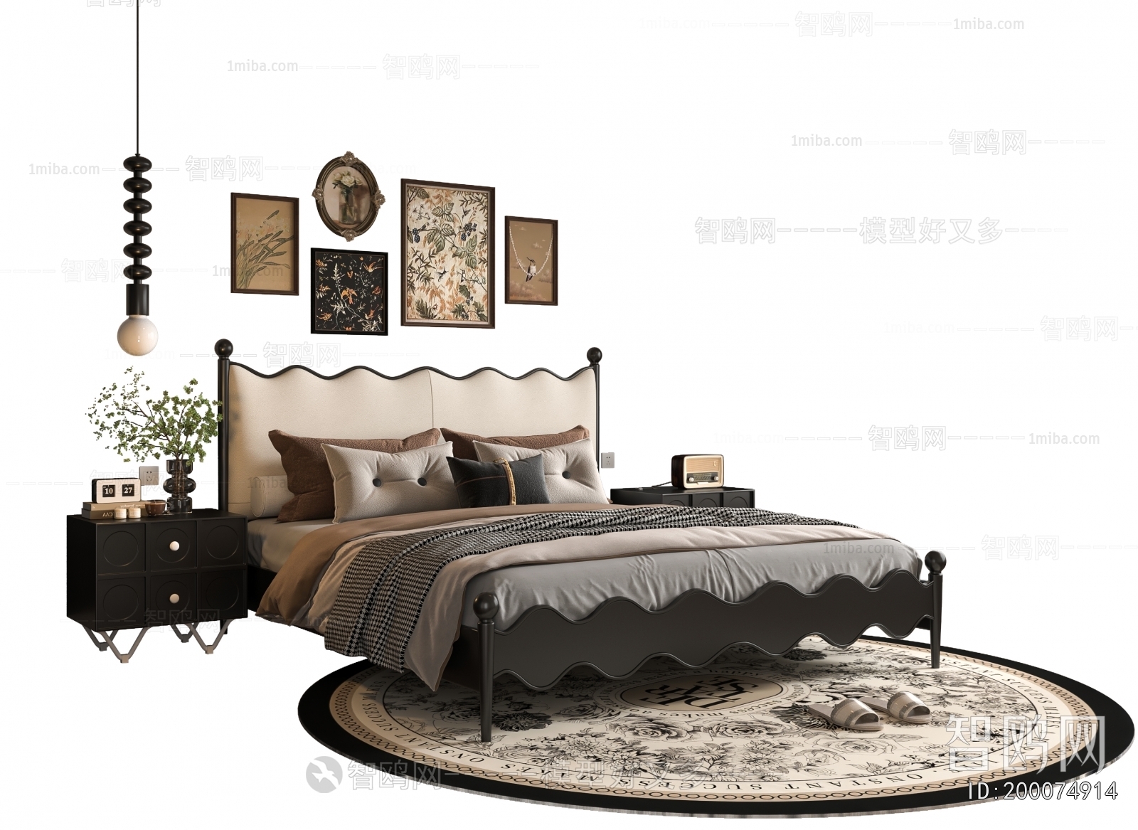 French Style Double Bed