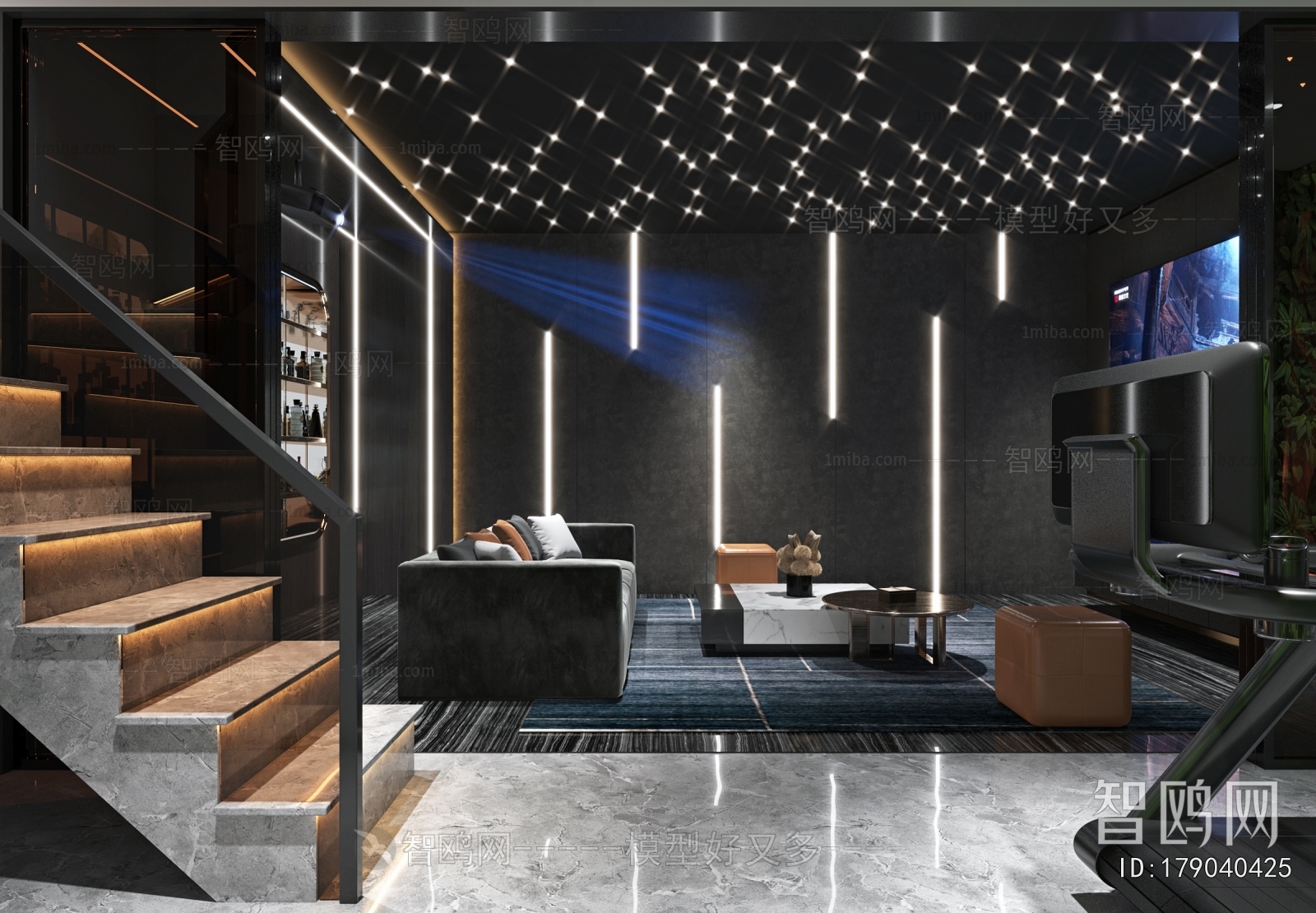 Modern Audiovisual Room