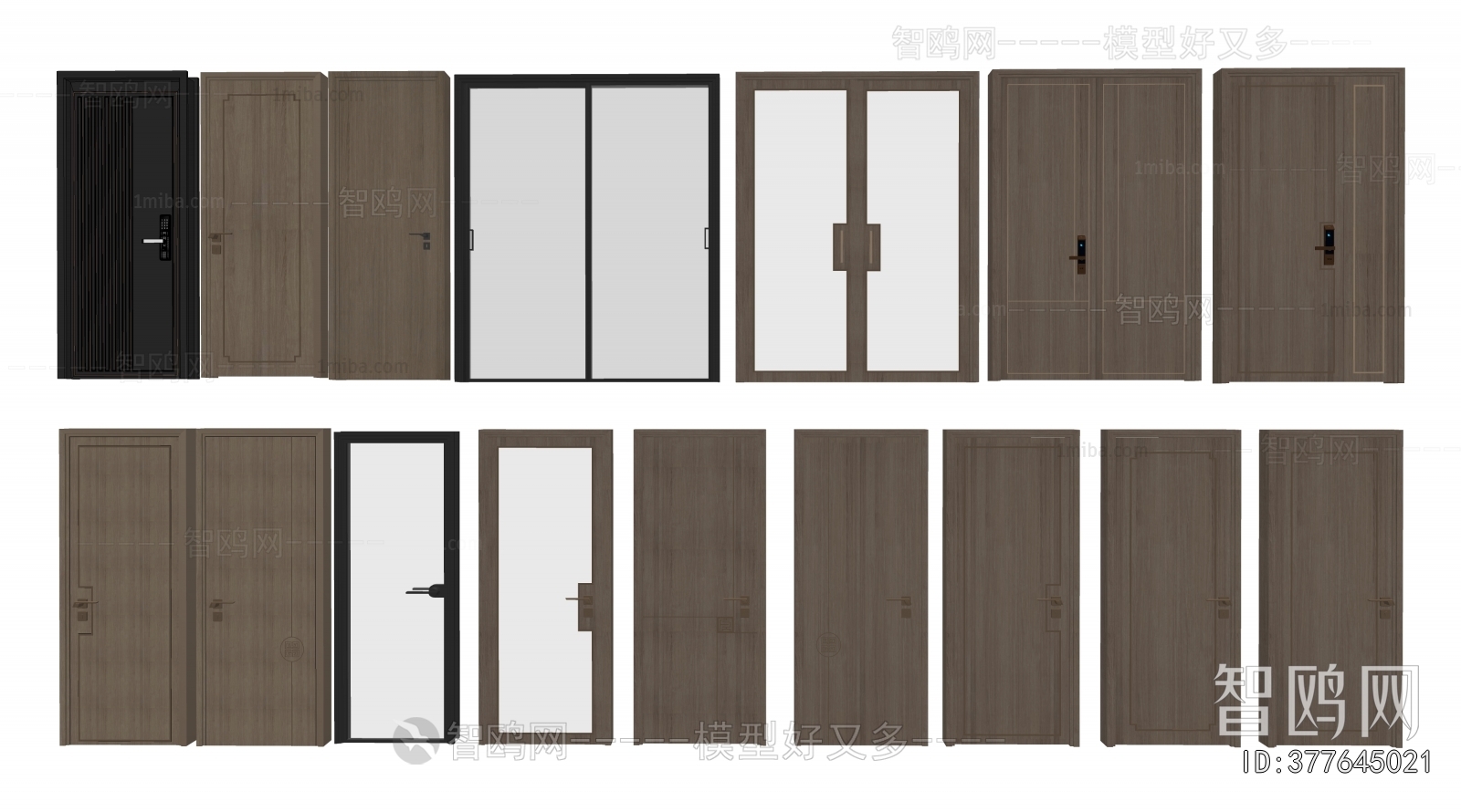 New Chinese Style Single Door