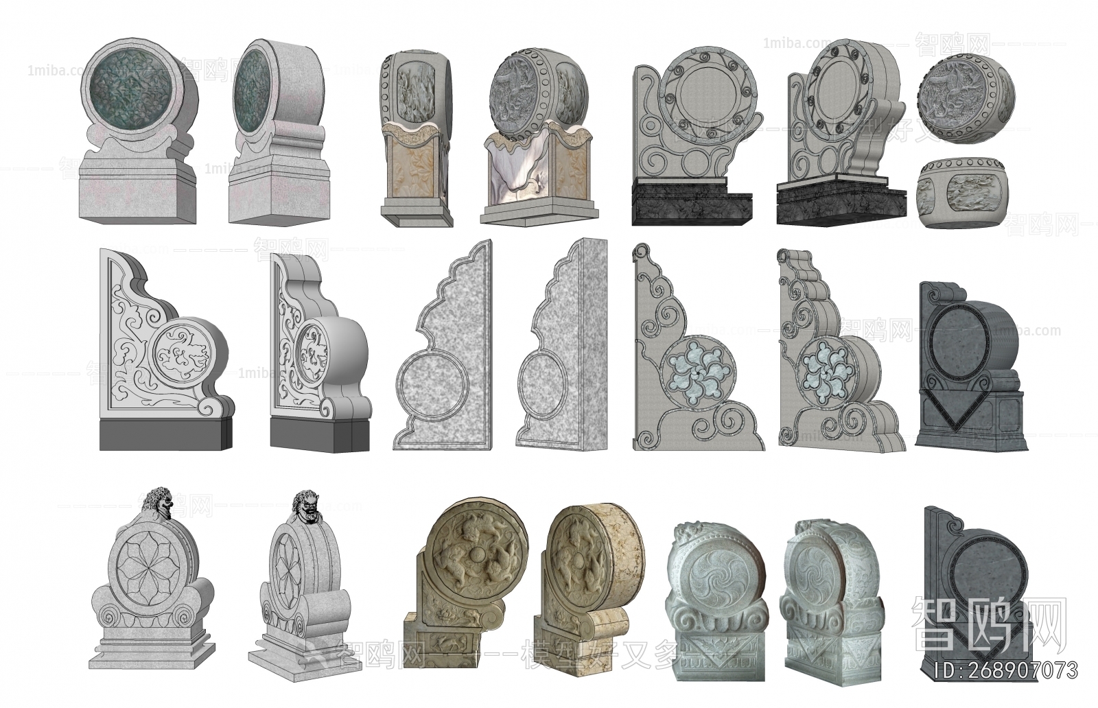 Chinese Style Stone Carving