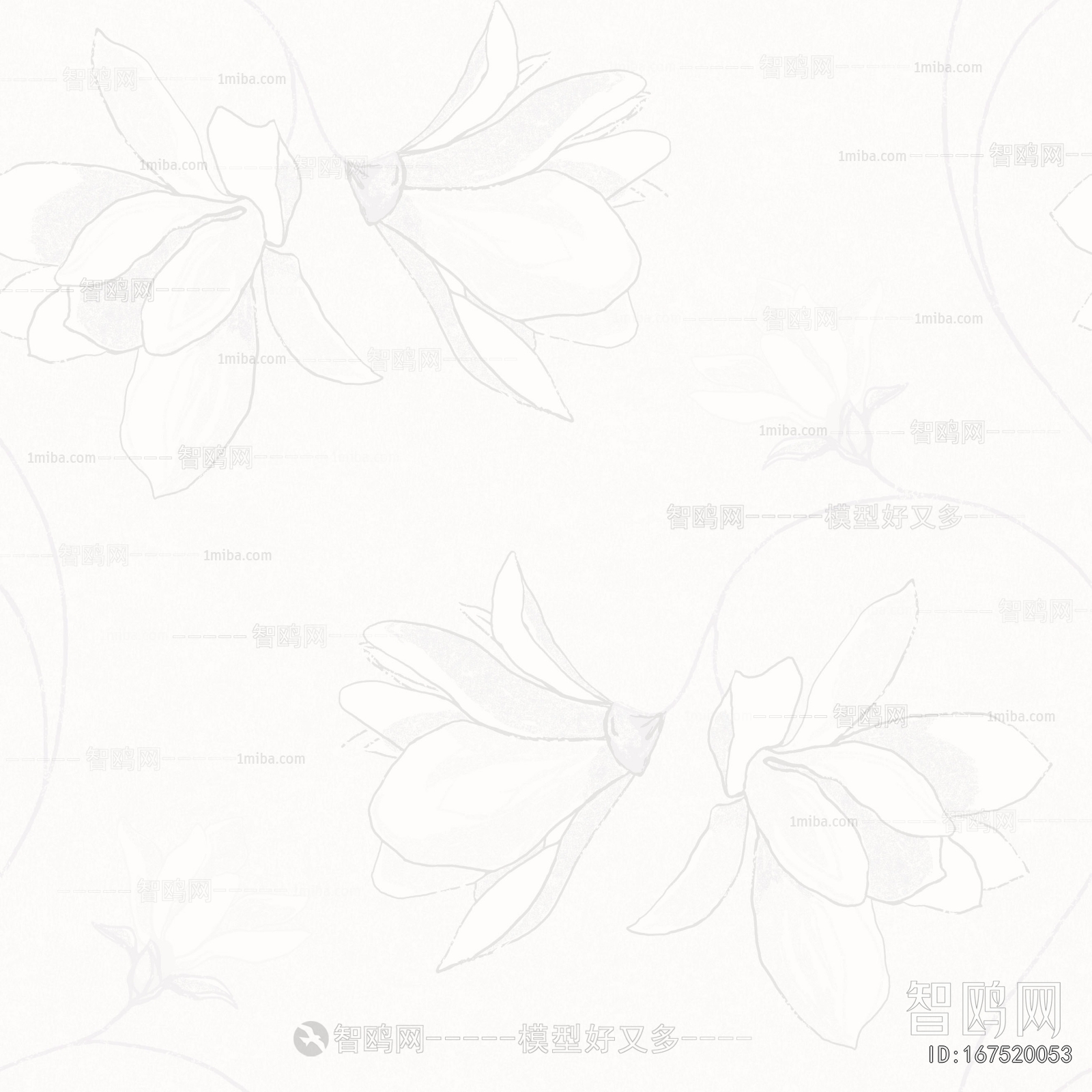 Animal And Plant Pattern Wallpaper