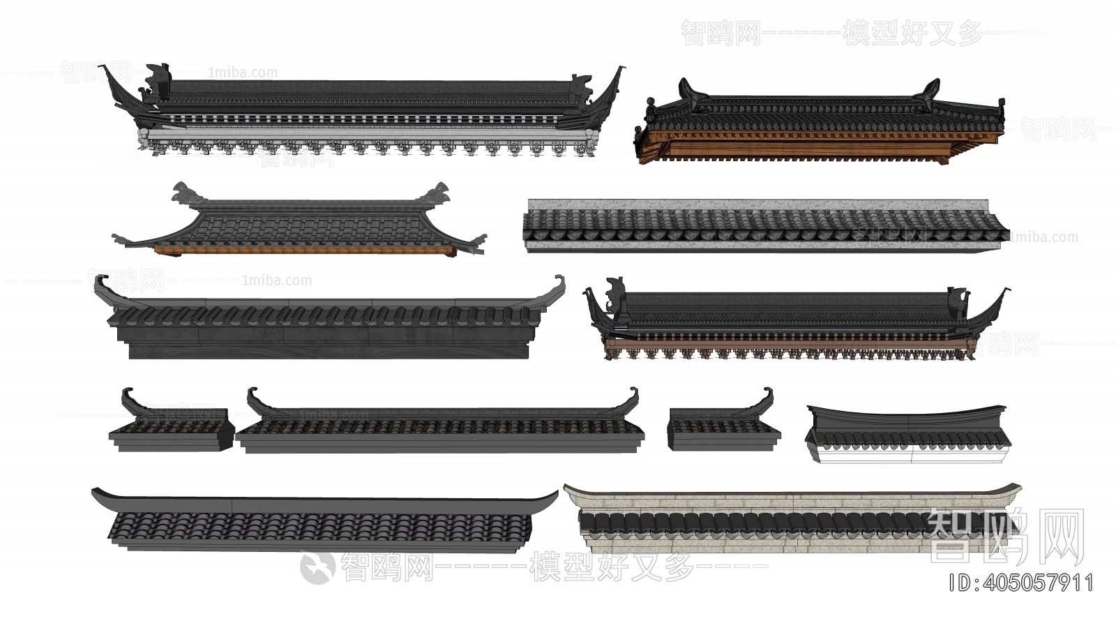 Chinese Style Building Component