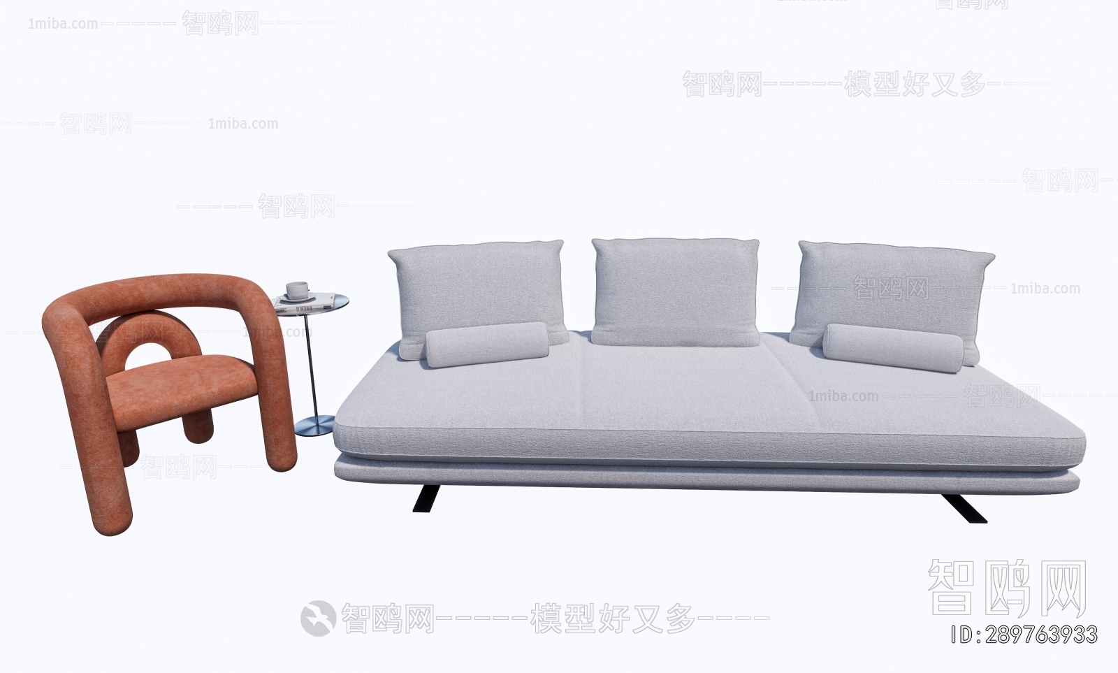 Modern Three-seat Sofa