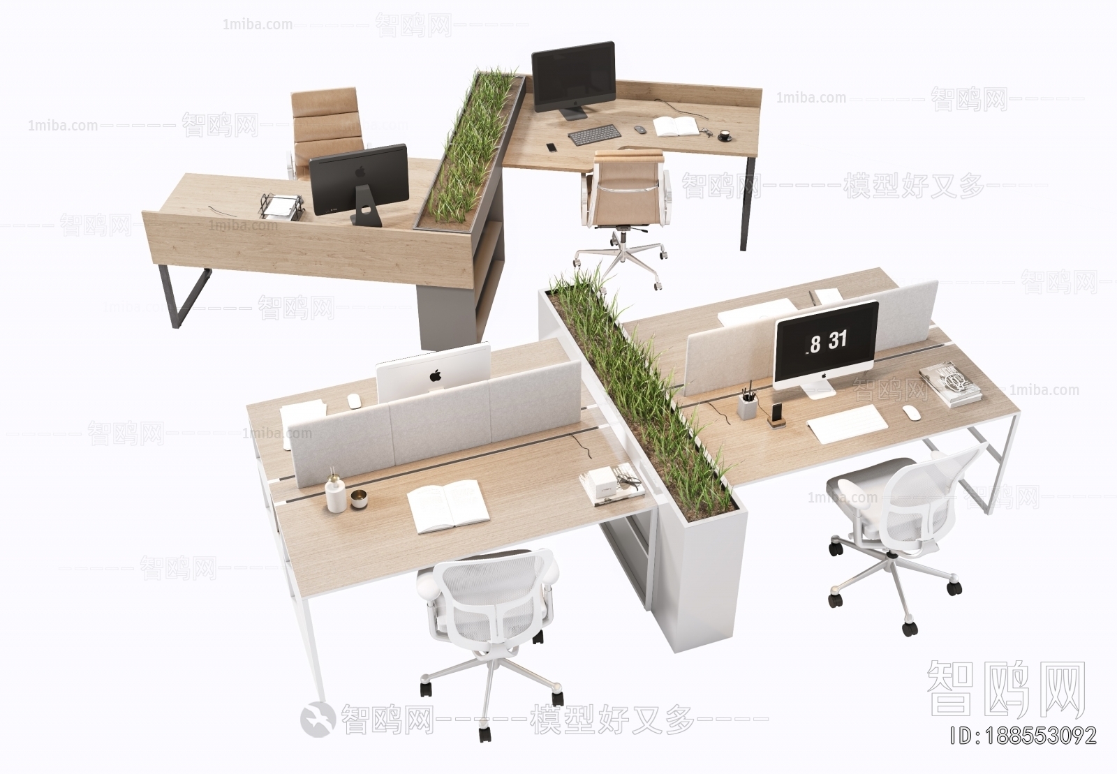 Modern Office Desk And Chair