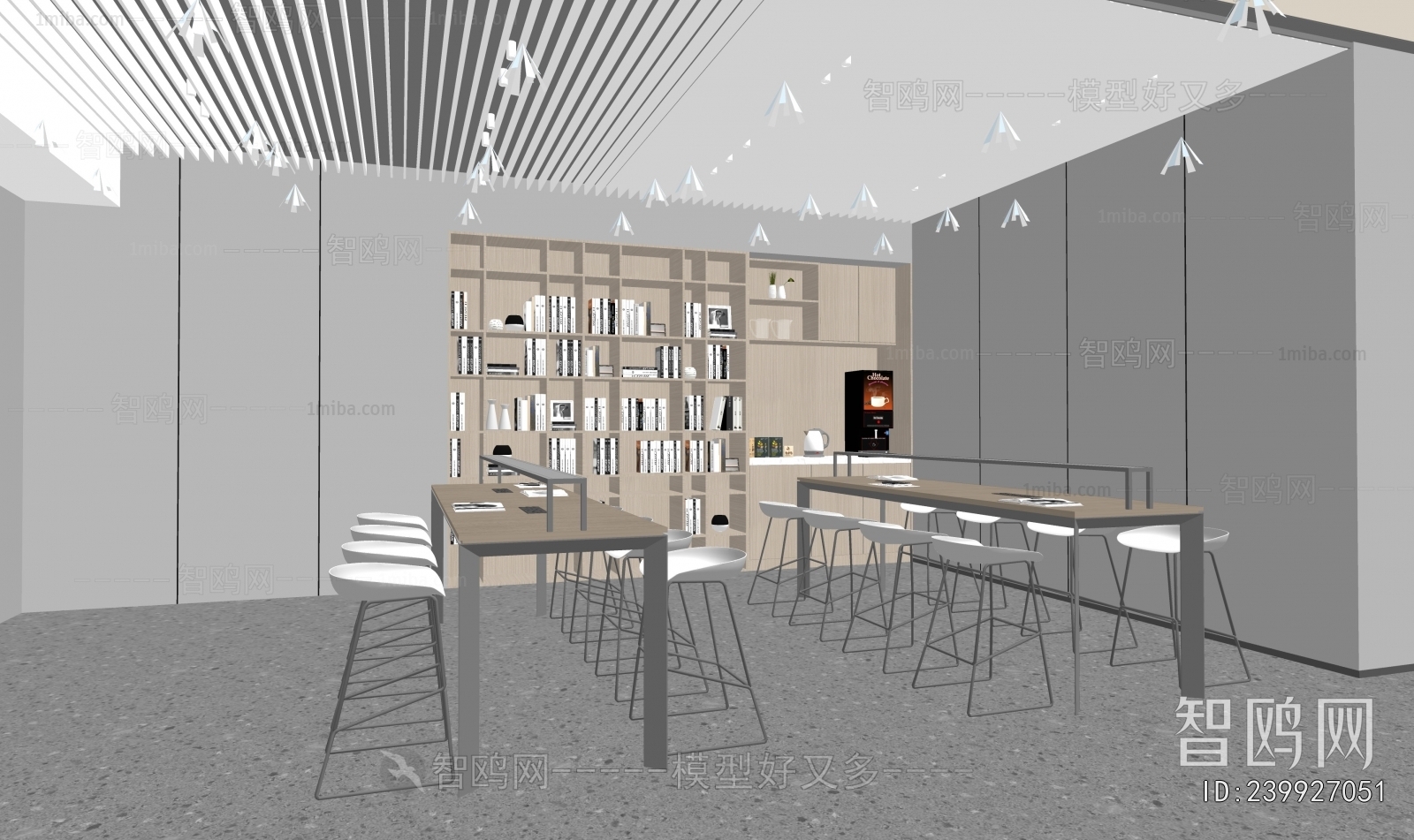 Modern Bookstore Book Bar