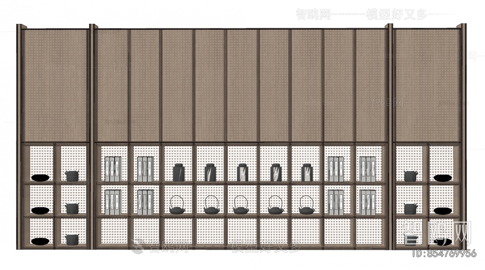 New Chinese Style Decorative Cabinet