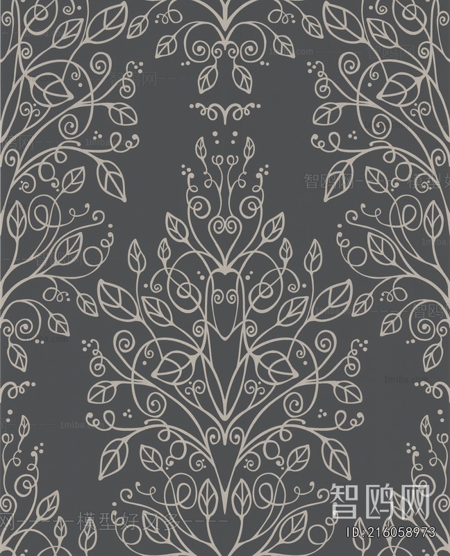 Animal And Plant Pattern Wallpaper