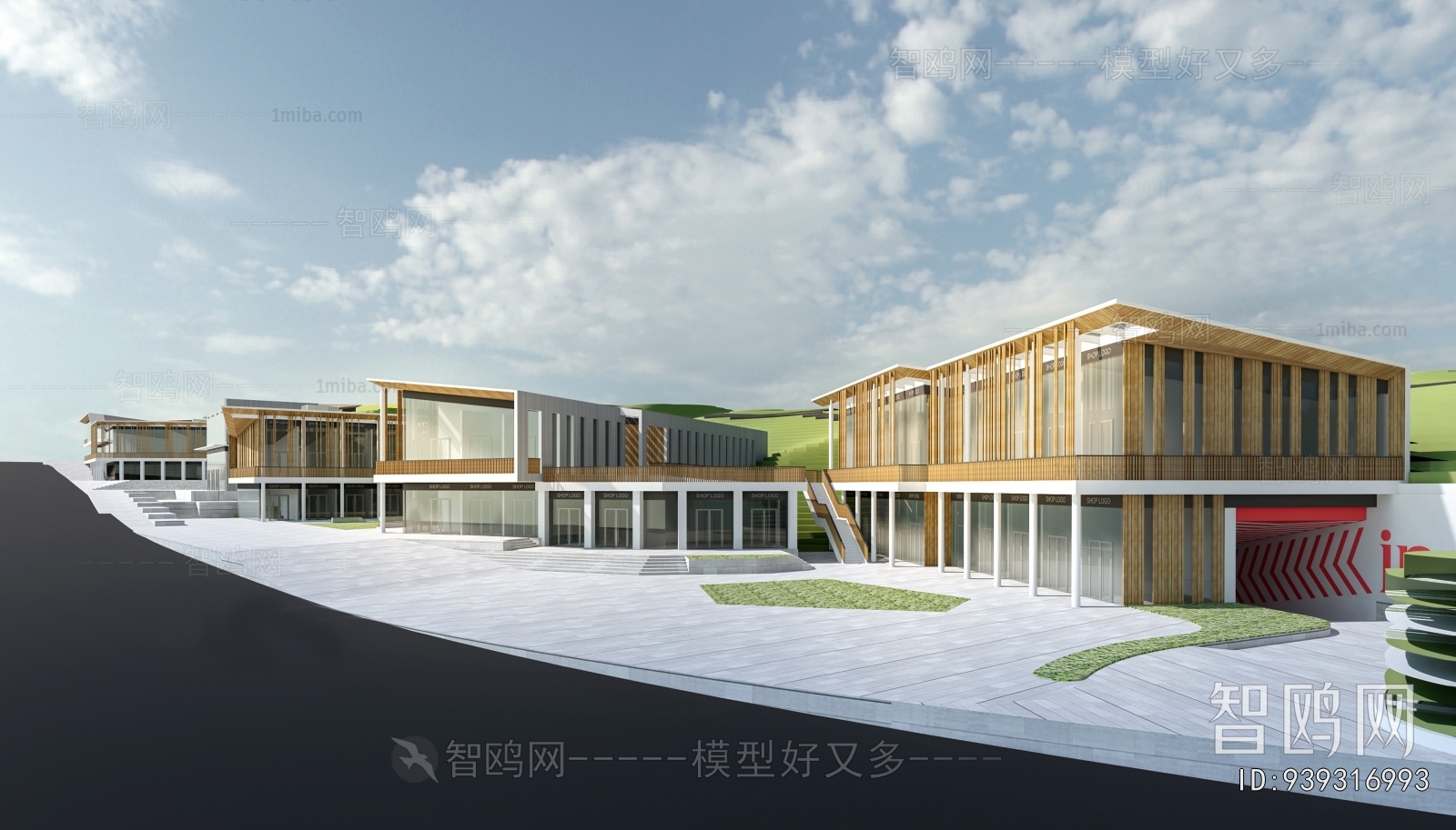 Modern Appearance Of Commercial Building