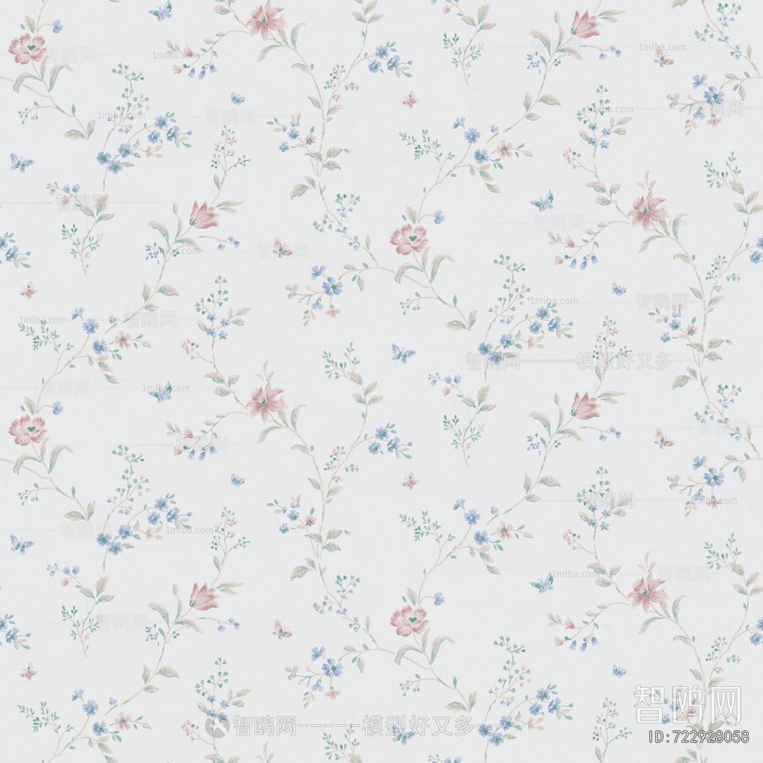 Animal And Plant Pattern Wallpaper