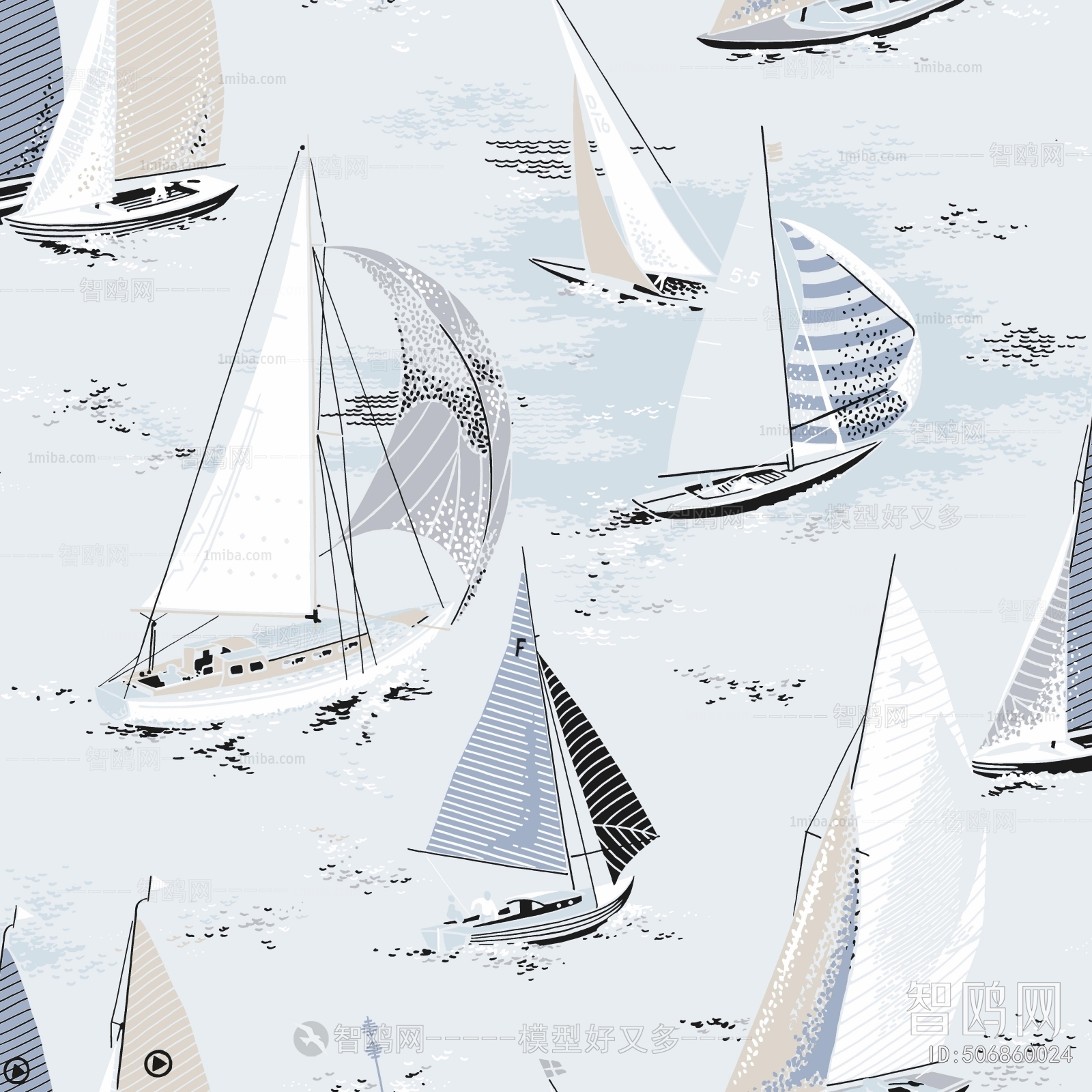 Animal And Plant Pattern Wallpaper