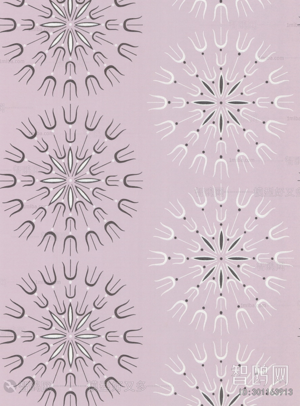 Animal And Plant Pattern Wallpaper