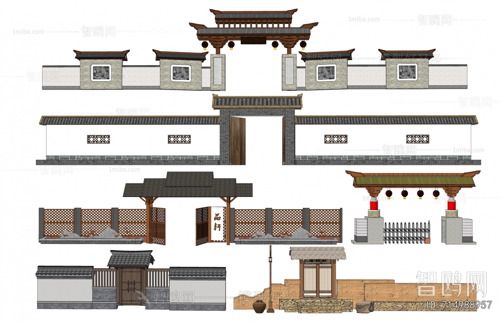 Chinese Style Facade Element