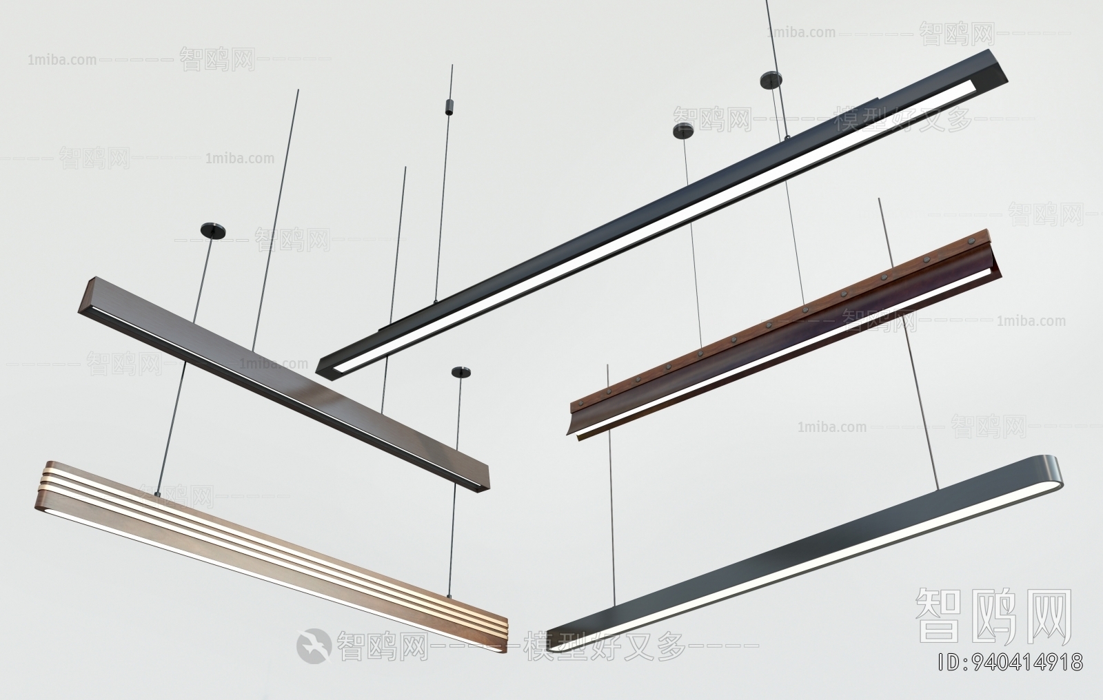 Modern Long Chandelier