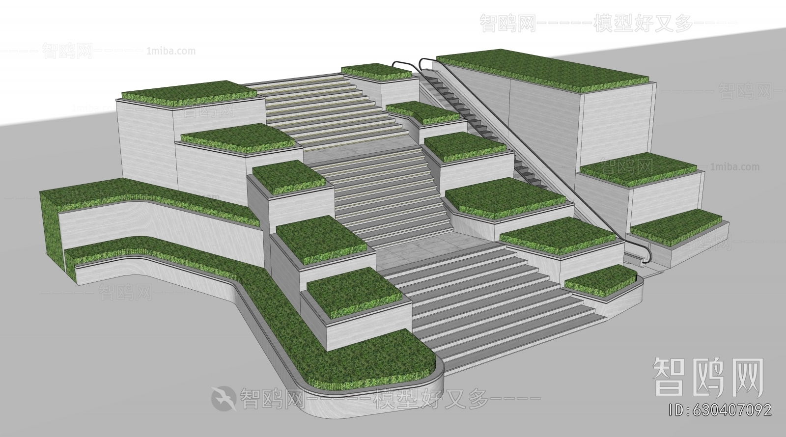 Modern Park Landscape