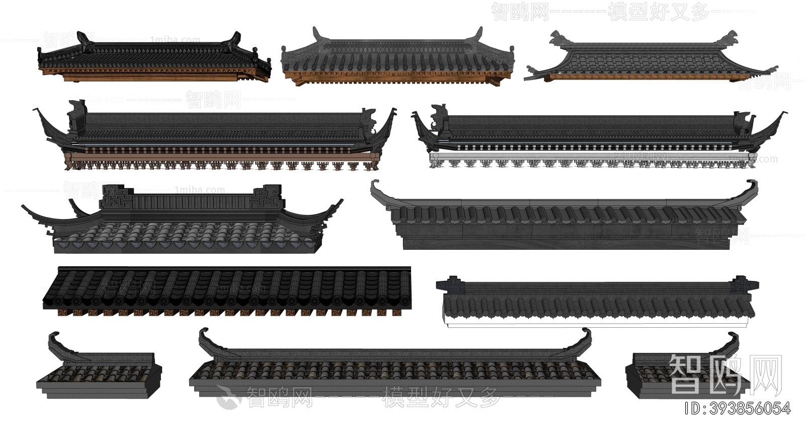 Chinese Style Building Component