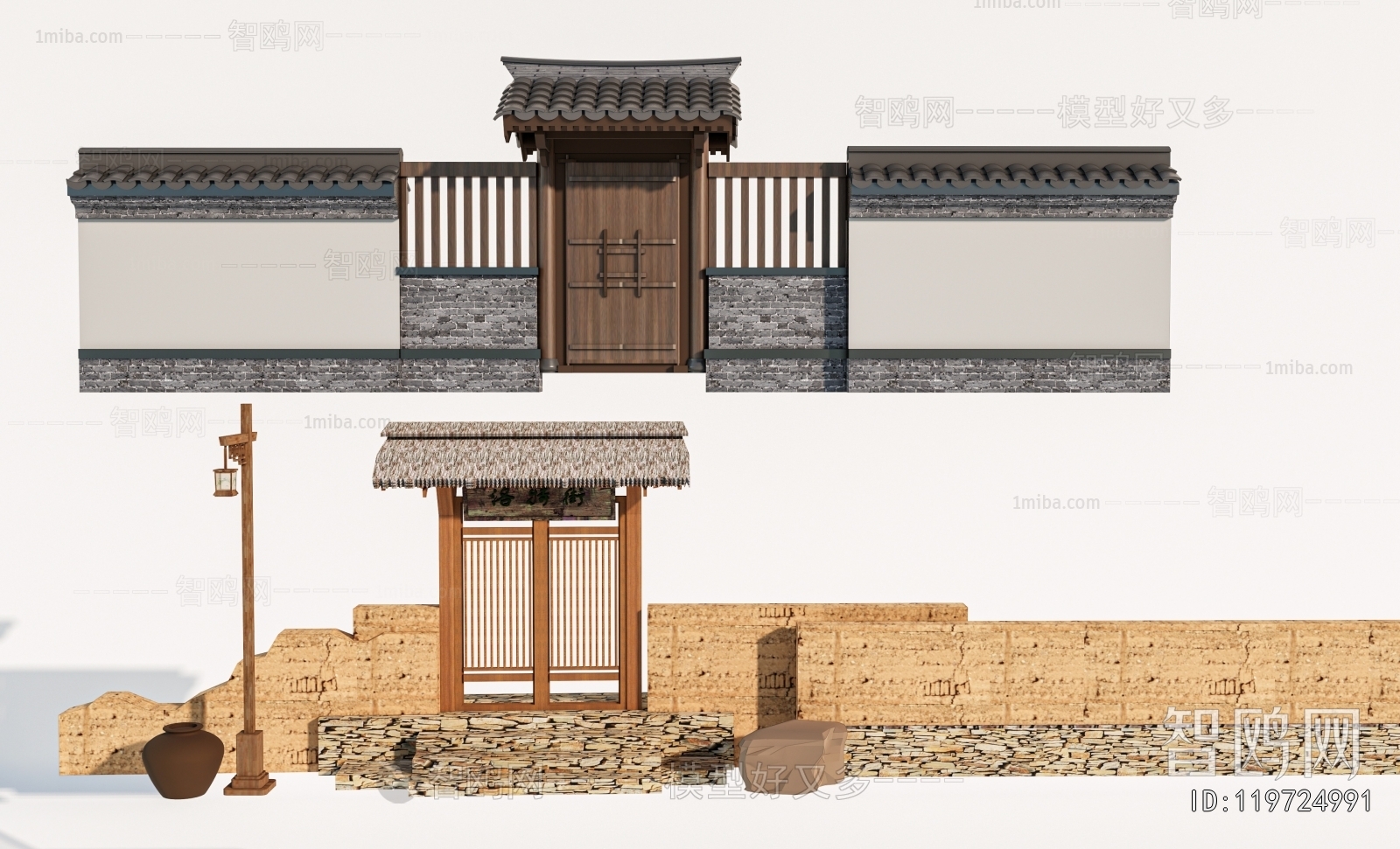 Chinese Style Facade Element
