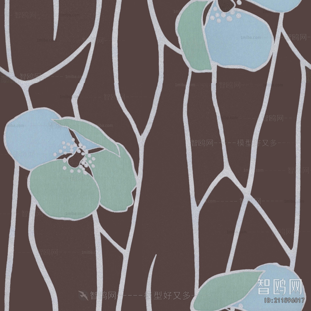 Animal And Plant Pattern Wallpaper