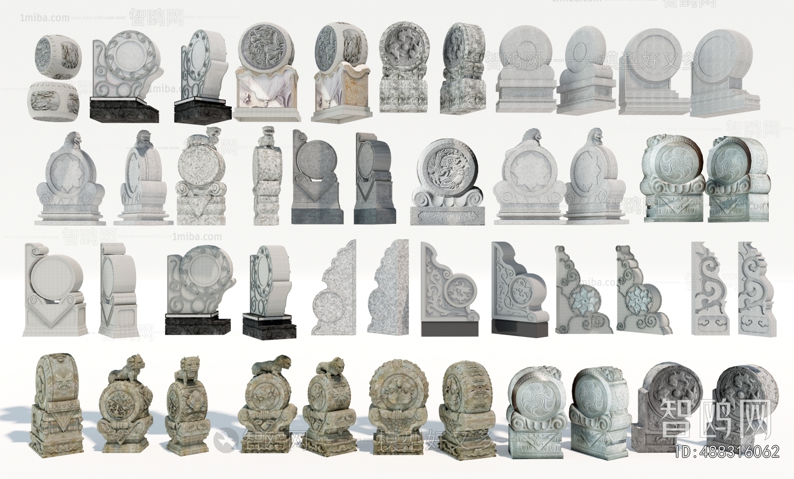 Chinese Style Stone Carving