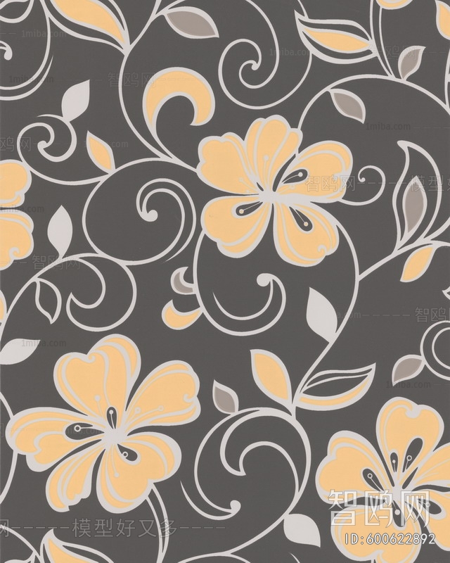 Animal And Plant Pattern Wallpaper